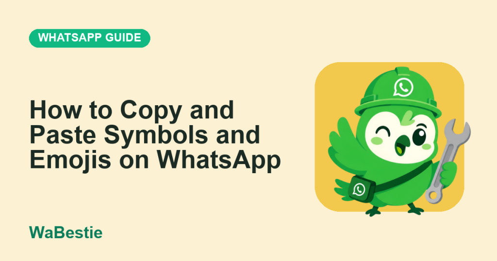 How to Copy and Paste Symbols and Emojis on WhatsApp cover