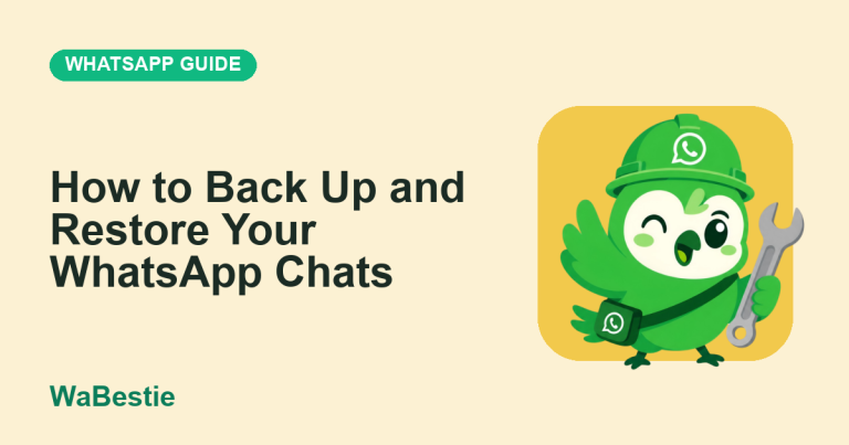 How to Back Up and Restore Your WhatsApp Chats cover