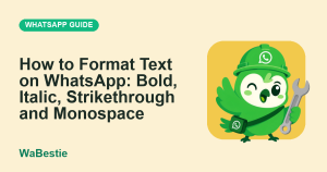 How to Format Text on WhatsApp: Bold, Italic, Strikethrough and Monospace cover