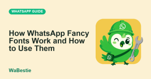 How WhatsApp Fancy Fonts Work and How to Use Them cover
